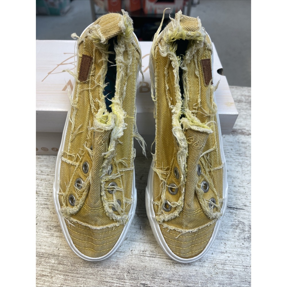 Blowfish Malibu womens Play Sneaker, Mango Mojito Canvas, 7 Tennis Shoe